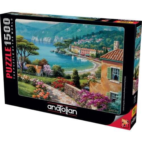 Göl Kıyısı Sung Kim 1500 Parça Puzzle Kağıt Yapboz Bulmaca Eğitici Akıl Zeka Oyun Tatil Dekorasyon Tablo Hediye 85x60 Cm Yatay