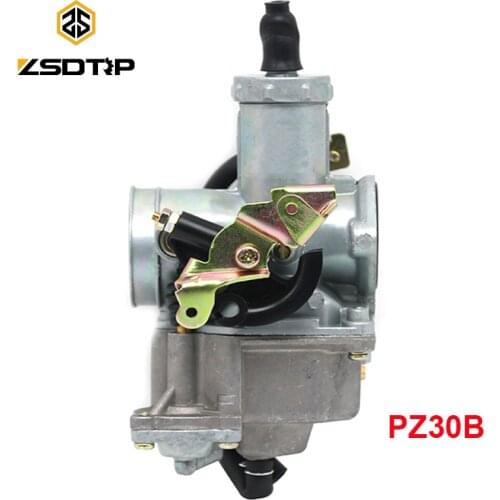 ZSDTRP Keihin PZ30B Carburetor Carb 150cc 200cc 250cc 30mm Automatic Choke Dirt Bike ATV Quad