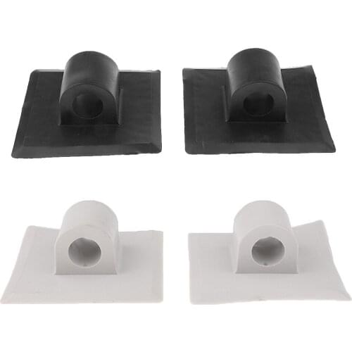 Mag 2 Pieces Kayak Fishing Boat Engine Motor Mount Stand Holder Bracket Black/White