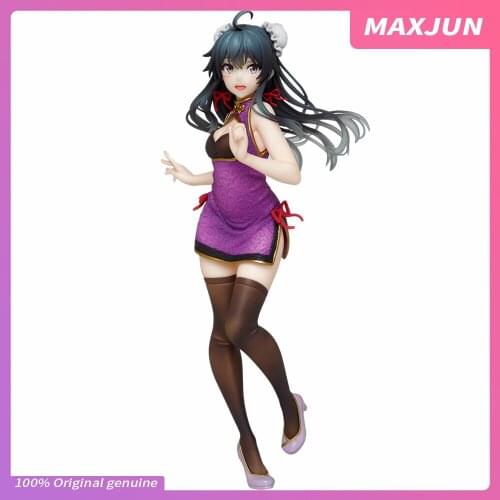 MAXJUN Anime My Youth Romantic Comedy Is Wrong, As I Expected Figure Yukino Sexy cheongsam PVC Model Toys TAITO Action Figure