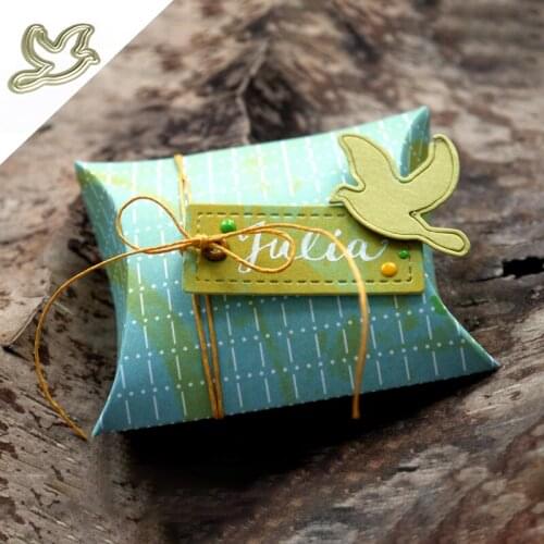 MISS VINTAGE Pigeon Metal Cutting Dies Stencils For DIY Scrapbooking Decorative Embossing Handcraft Die Cutting Template