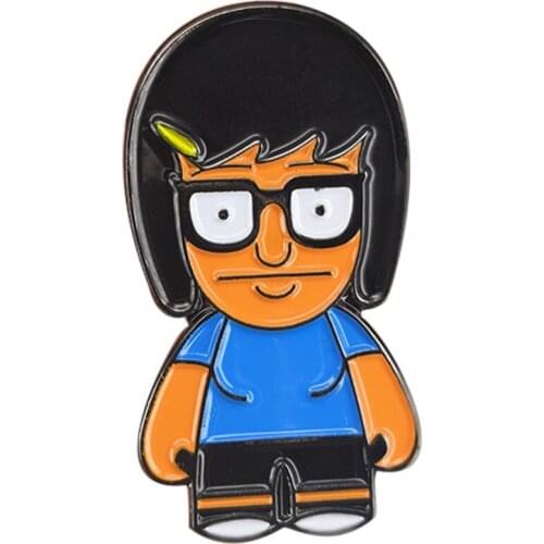 Tina belcher Bobs Burgers Soft Enamel Pin Badge