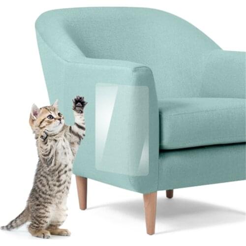 6PCS Cat Anti-Scratch Stickers Durable Sticker Tape Anti Rat Bite Post Furniture Couch Sofa Protector Anti Cat Scratcher Paw Pad