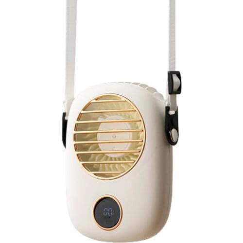 2021 New 3-in-1 Hanhheld USB Fan Hanging Neck Fan Desktop Fan 2000mAh Battery 3 Speeds