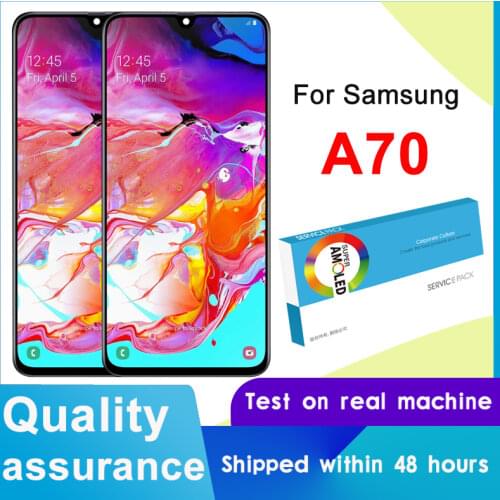 Original 6.7'' Super AMOLED LCD Display For Samsung Galaxy A70 LCD A705 A705F SM-A705MN Display Touch Screen Digitizer Assembly