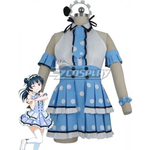 LoveLive! Sunshine! Aqours Yoshiko Tsushima Blue Cosplay Costume E001