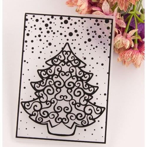 KLJUYP Tree Plastic Embossing Folders for DIY Scrapbooking Paper Craft/Card Making Decoration Supplies
