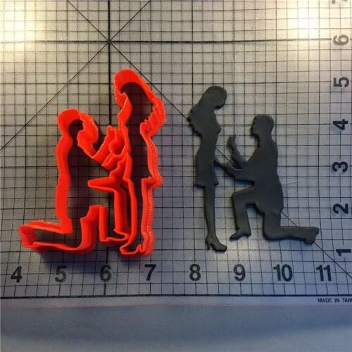 Proposal Silhouette Cookie Cutting Die Kitchen Baking Supplies DIY Cake Icing Decoration Tool Set 3D Printed Custom Seal