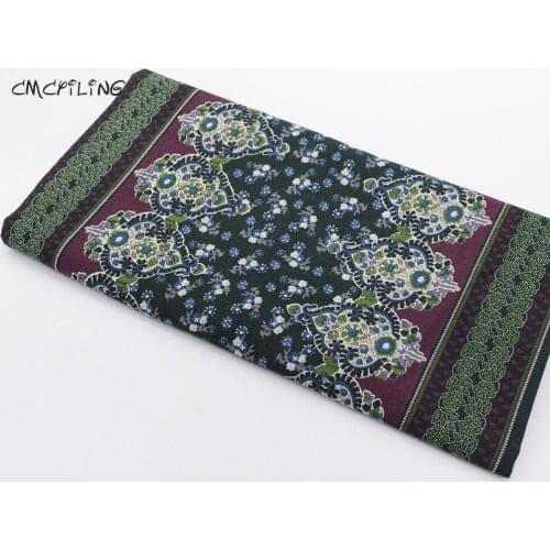 Retro Ethnic Fabrics,Bohemia Printed Cotton Fabric,For Patchwork Sewing Dress Skirt,Cloth Home Textile Woven Telas Tecido