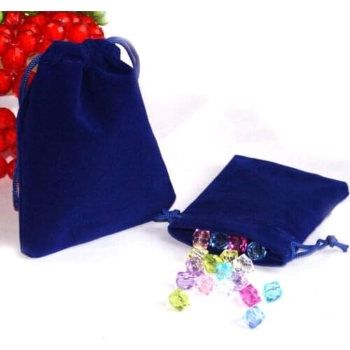 High Quality 50Pcs 7x9cm Velvet Drawstring Pouch Bag/Jewelry Bag,Christmas/Wedding Gift Bag