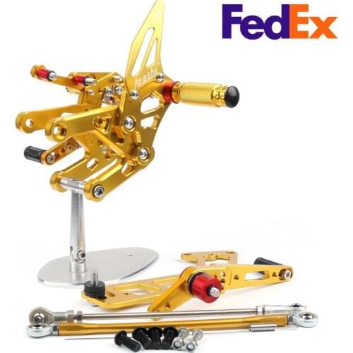 Topteng CNC Rearsets For Yamaha MT-10 2017 FZ-10 2017-2019 Rearset Rear set Footpegs Adjustable Motorcycle Footrests