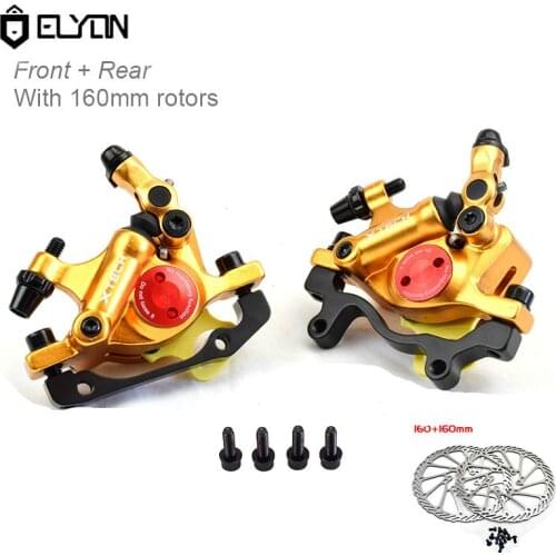 ZOOM HB-100 Line-pulling Hydraulic Disc Brake Road MTB Mountain Bike Bicycle Mechanism Brake Kick Scooter Oil Disk Brake