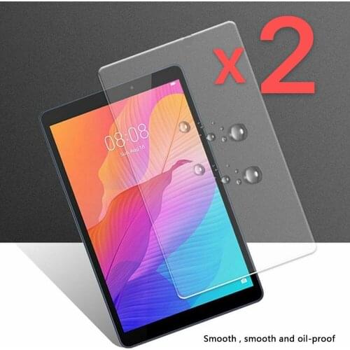 2Pcs Tablet Tempered Glass Screen Protector Cover for Huawei MatePad T8 Full Coverage of Explosion-Proof Protective Film