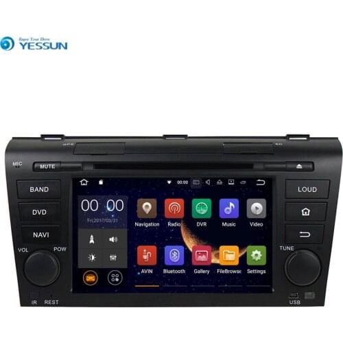 YESSUN Android Radio Car DVD Player For Mazda 3 2004~2009 Stereo Radio Multimedia GPS Navigation With WIFI Bluetooth AM/FM