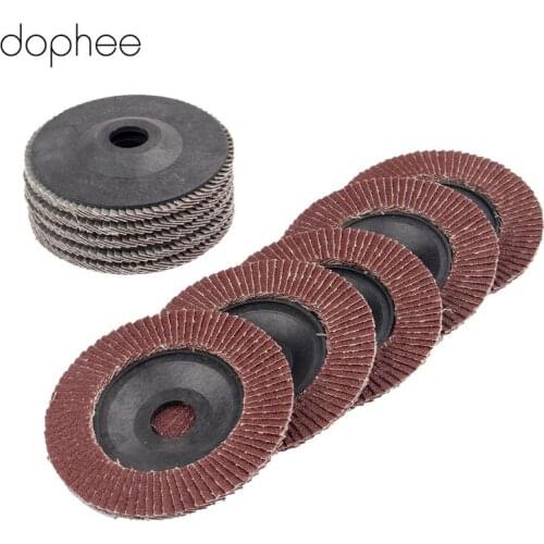 Dophee 5Pcs 125mm Flap Sanding Discs Angle Grinder Wheels Polishing Grinding Wheel Grit 60 for Dremel Rotary Tools 5 Inch