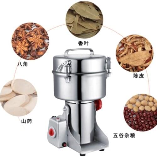 Multifunction Swing Type 1000g Portable Grinder Herb Flood Flour Pulverizer Food Mill Grinding Machine Top Quality