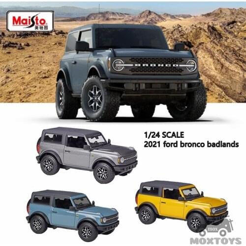 Maisto 1:24 2021 Ford Bronco Badlands Diecast Model Car