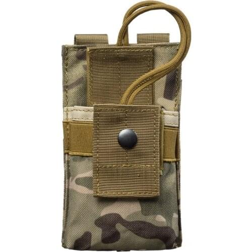 Molle Tactical Radio Pouch Military Walkie Talkie Holder Mag Bag Airsoft Paintball Hunting Waist Belt Bags Phone Case Holster