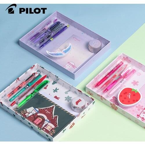 PILOT Limited Combination Set Neutral Pen Friction Water-based Pen Pencil Set P500 V5 Student Stationery