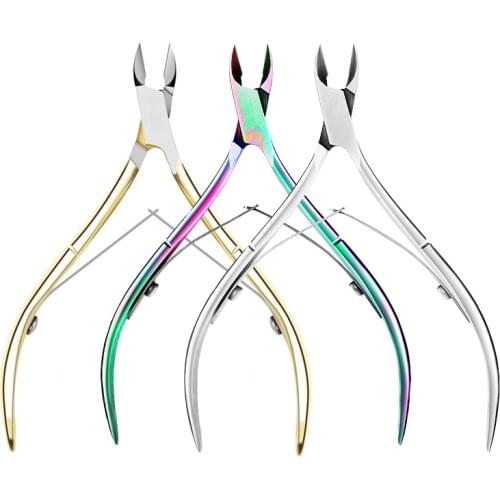 Stainless Steel Nail Cuticle Scissors Manicure Nipper Clipper Dead Skin Remover Cutter Tweezers Pedicure Trim Eagle Beak Pliers