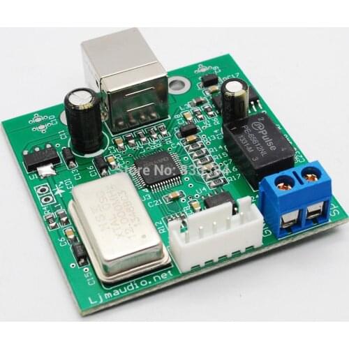 Wholesale!!! New USB SPDIF coaxial I2S processor SA9023 chip supports 24bit/192KHz Amzing board assembled board