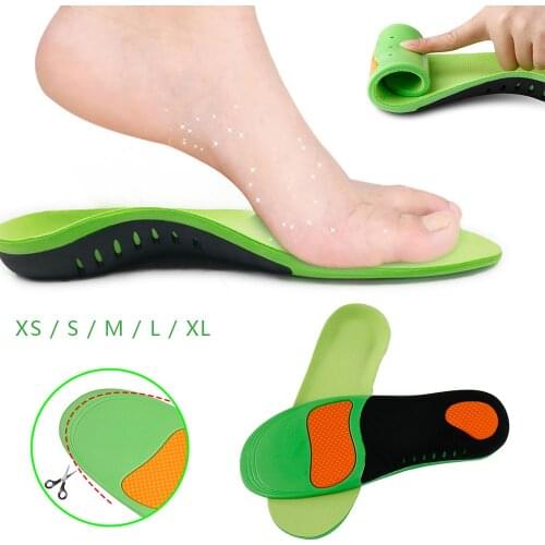 Best Orthopedic Shoes Sole Insoles for Feet Arch Foot Pad X/O Type Leg Correction Flat Foot Arch Support Sports Shoes Insert