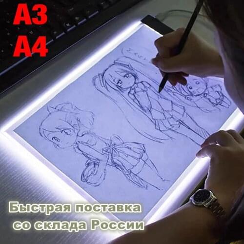 A3/A4/A5 LED Drawing Tablet Diamond Painting Light Pad Board Diamond Painting Accessories Tool Kits Diamond Embroidery