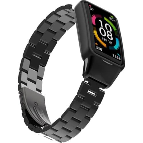 For Huawei Band 6 Strap Smart Wristband Replacement Watch Belt Strap for Honor Band 6 Bracelet Metal Wrist Accessories