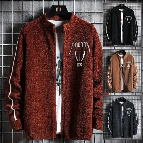 SHOUAI Mens Wool Cardigans