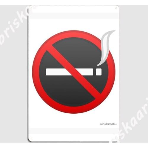 No Smoking Symbol No Smoking Sign Gift Metal Plaque Poster Garage Decoration Club Home Party Designing Tin sign Poster