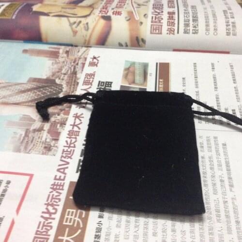 SPECIAL SALE 400pcs velvet mini drawstrring bag 5*7cm black velvet fabric jewelry gift pouches ring bag for jewelry ring earing