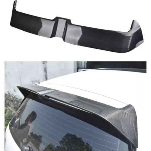 For Volkswagen Golf 7 mk7 GTI 2013-2019 Spoiler Carbon Fiber Decorative pattern rear wing Golf 7 GTI High quality ABS spoiler