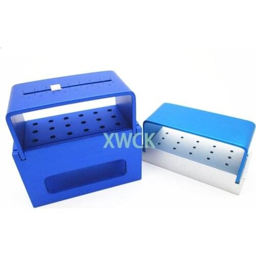 Dental 15/18 Hole Car Needle Box Sterilization File Holder Autoclave Sterilization Box Burs