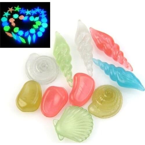 10pcs High Quality Luminous Light-emitting Artificial Pebbles Stone Glow in the Dark Artificial Stone for Garden Decor