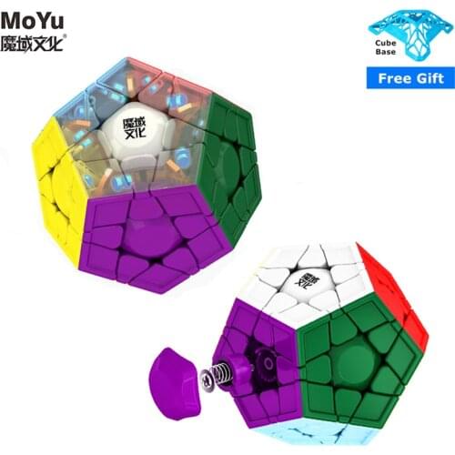 2020 Moyu AoHun WRM 3x3x3 Megaminx Magnetic cube moyu aohun WR M 12 sided Magnetic speed cube 3x3 puzzle cubo magico