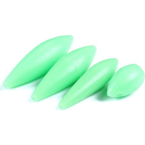 4 Pcs Luminous Floating Water Booster Fly Hook Road Help Thrower Long-distance Casting Bait Fishing Gear Accessories