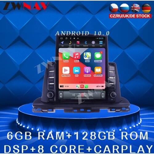 For Kia Cerato 2018-2020 Android 10 Tesla style Car DVD Player GPS navigation Car Auto Radio Stereo Multimedia Player Head Unit