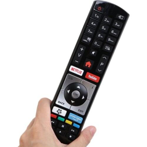 RC4318 Wireless Remote Control for Vestel Finlux Telefunken Edenwood 4K Smart Television Replacement Accessories