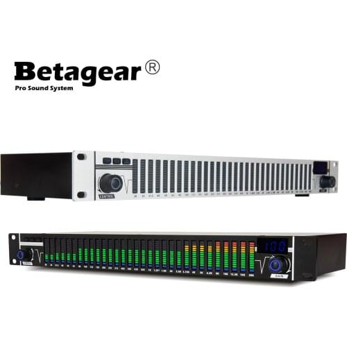 Betagear EQA31 Digital Equalizador Dual 31 Bands Equaliser Audio Sound System Stage Karaoke DJ Equipment Stage Performance