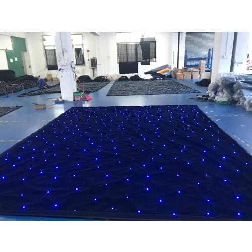 RGB LED Sky Twinkling Star Cloth Curtain for Music Concert, Party Decoration DJ LED