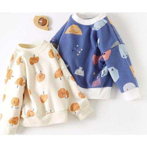 Baby spring coat spring and autumn girls sweater Korean raglan sleeve new boy clothes sweatshirt