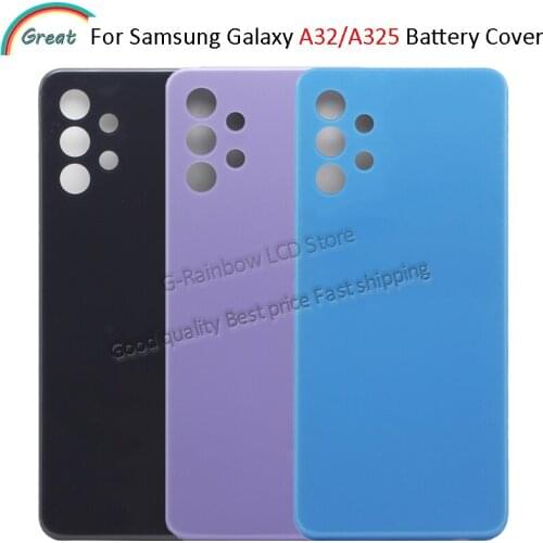 For Samsung Galaxy A32 A325 Battery Back Cover Door Rear Housing Case Assembly Repair Parts For Samsung A32 Back Housing