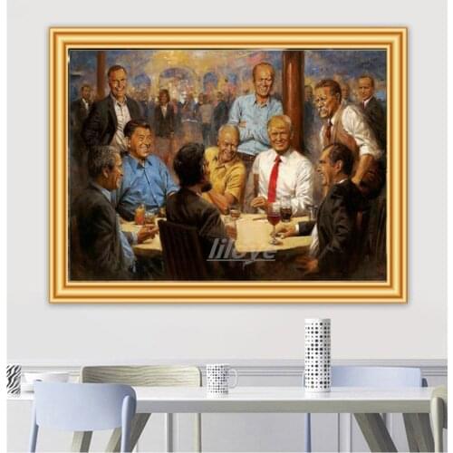 Donald Trump President Hot Painting Great USA Poster Full Square/Round 5D DIY Diamond Painting Pictures Mosaic Decoration CV498