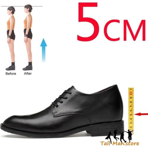 Men Leather Shoes Elevator Shoes Men Shoes Heighte Shoes Height Increase Shoes Insoles 5CM Man Classic Shoes Formal Shoes
