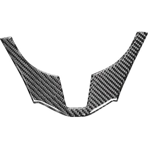 Carbon Fiber Car Steering Wheel Cover Trim Sticker For Mazda 3 Axela 2014 2015 2016 2016 2017 Interior Accessories