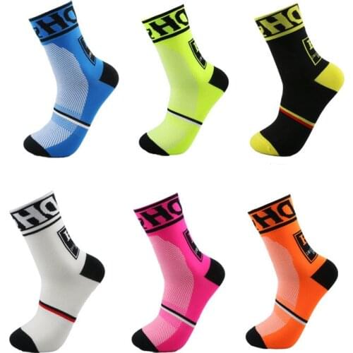 New Cycling Socks Top Quality Professional Brand Sport Socks Breathable Bicycle Sock Outdoor Racing Big Size Men Women