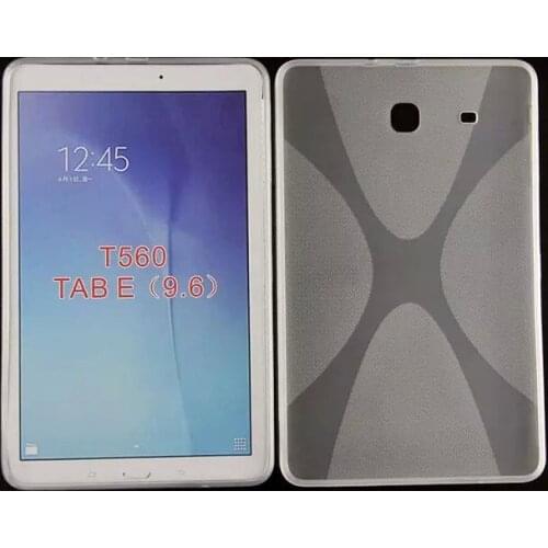 New Anti-skid Matte X Line Soft Silicon Rubber TPU Gel Skin Cover Protector Case For Samsung Galaxy Tab E 9.6 SM-T560 T560 T561