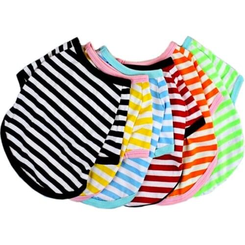 Clothes for Dog Summer Pet Vest Dog Clothes For Small Dogs Chihuahua Cotton Puppy Shirts T shirt Cat Vests Pets Clothing