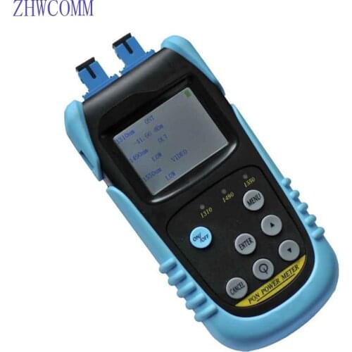 ZHWCOMM igh Quality Mini fiber optical PON Power Meter TLD607P 1310nm-1550nm FTTX PON OPM FiberOptical Meter