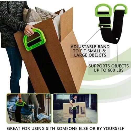 Furniture Moving Straps Wrist Forearm Forklift Lifting Moving Straps For Carrying Furniture Transport Belt Rope Heavy Cord Tools